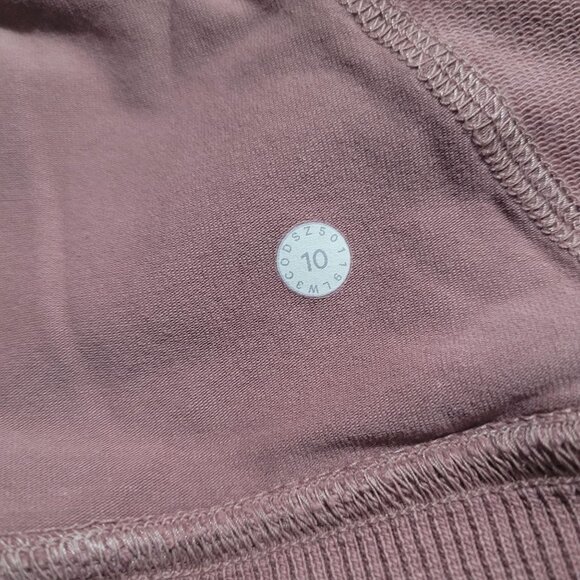 Lululemon Womens Scuba Pullover Hoodie Sweatshirt Size 10 Pink Quicksand - Picture 2 of 7